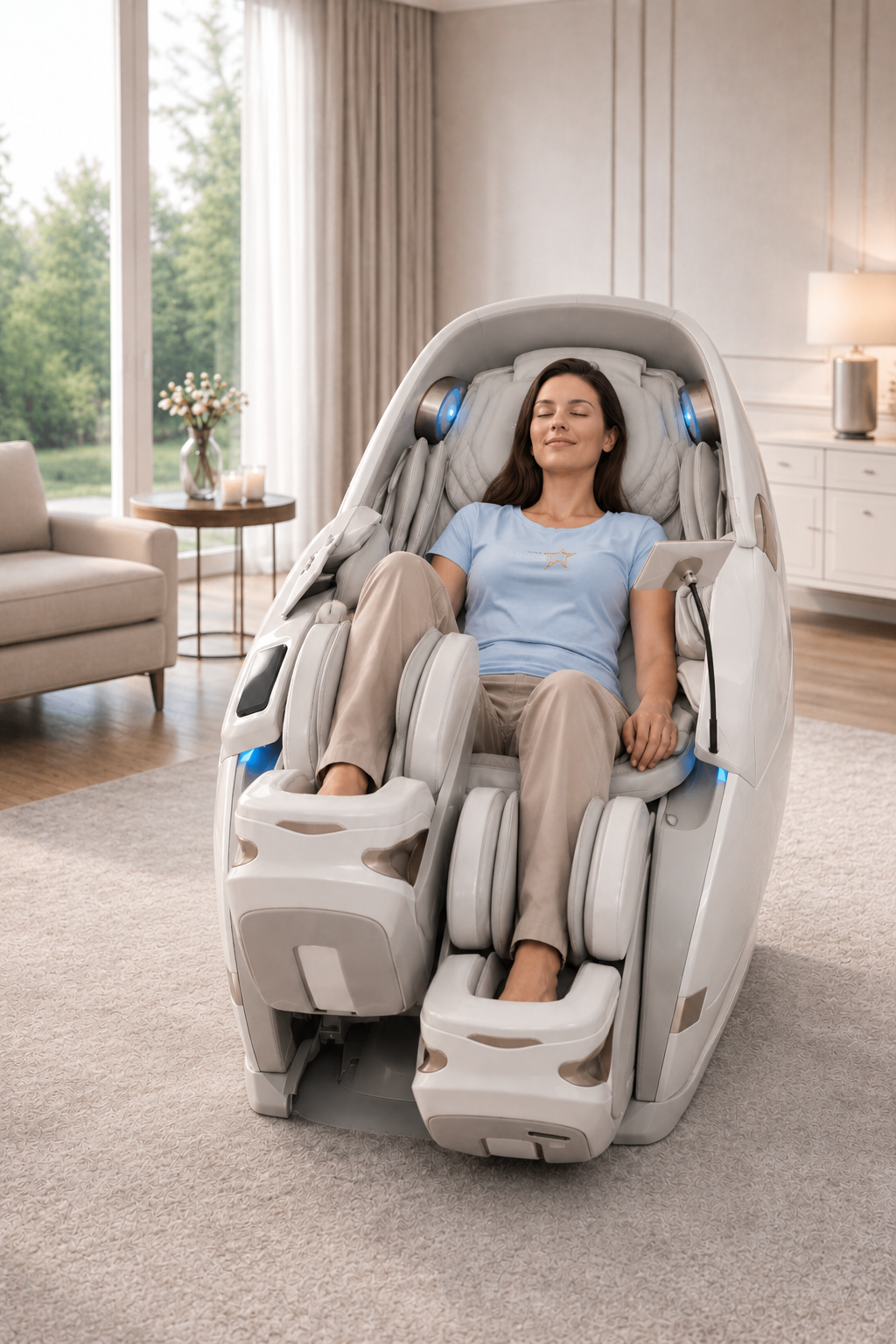 Independent Leg Massage Chair